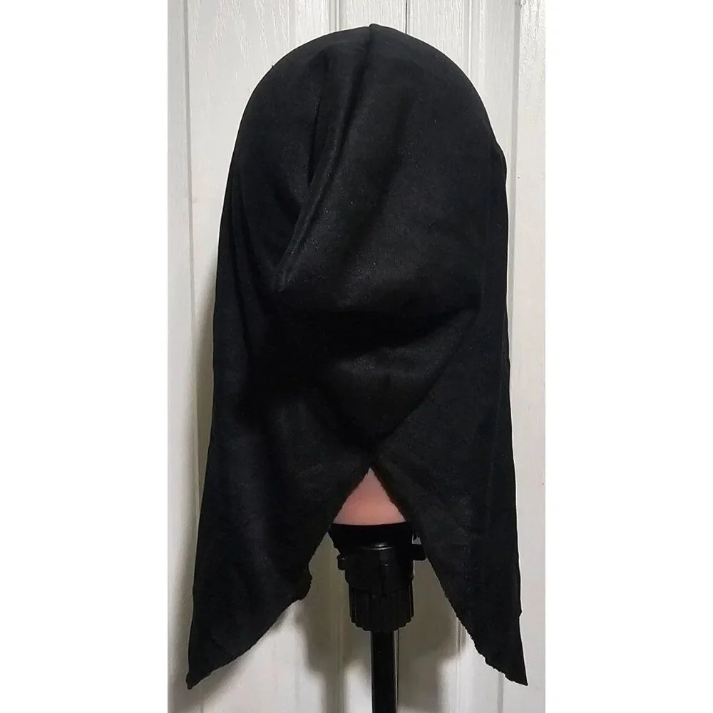 Fun World Glow in the Dark Teeth Hooded Nun Mask Zombie Halloween Adult Costume